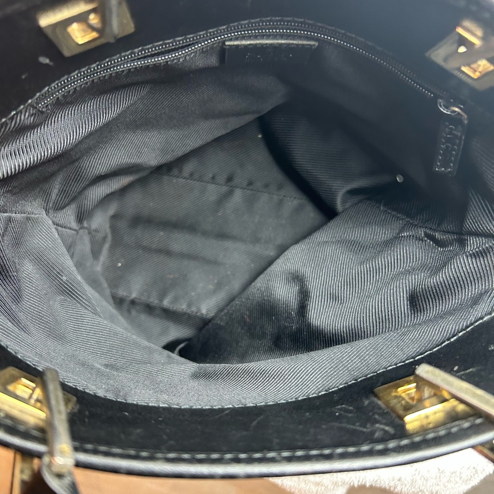 Gucci Monogram Tote with Leather Trim - Picture 12 of 16